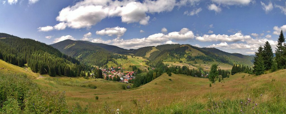 Panoramatický pohľad na Nižnú Bocu a okolie (zdroj: inspiraci.com)